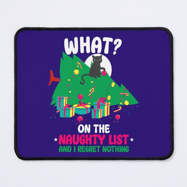 Item preview, Naughty Cat Christmas Tree, Xmas Cat Lover Funny designed and sold by Porcupine Tees ⭐⭐⭐⭐⭐.