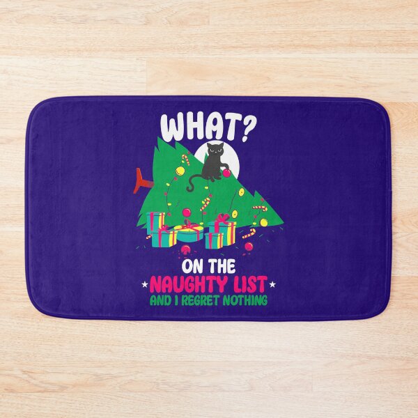Item preview, Naughty Cat Christmas Tree, Xmas Cat Lover Funny  designed and sold by Porcupine Tees ⭐⭐⭐⭐⭐.