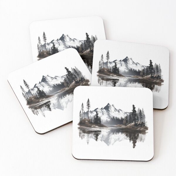 Artikelvorschau, Schöne Landschaft mit Berge, Geschenk Wandern entworfen und verkauft von Andrea-Design.