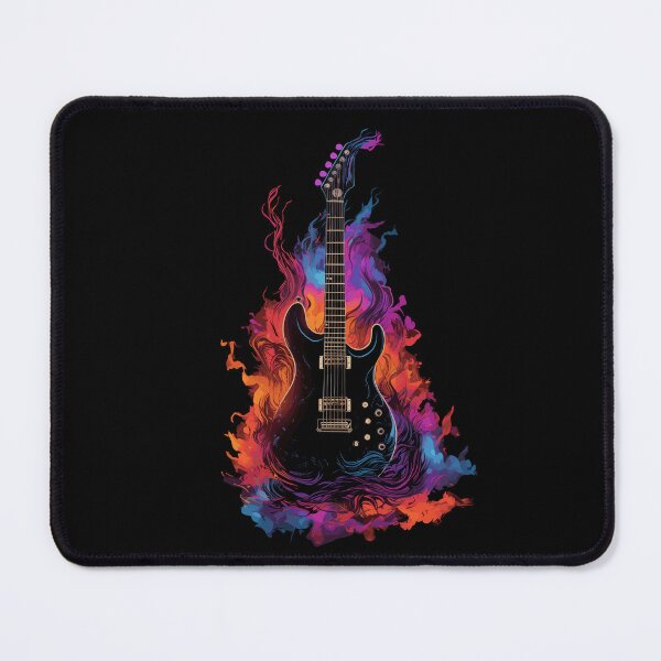Item preview, Electric Guitar Band Rock Design Glarry Burning Fire Style designed and sold by EternalDelight1.