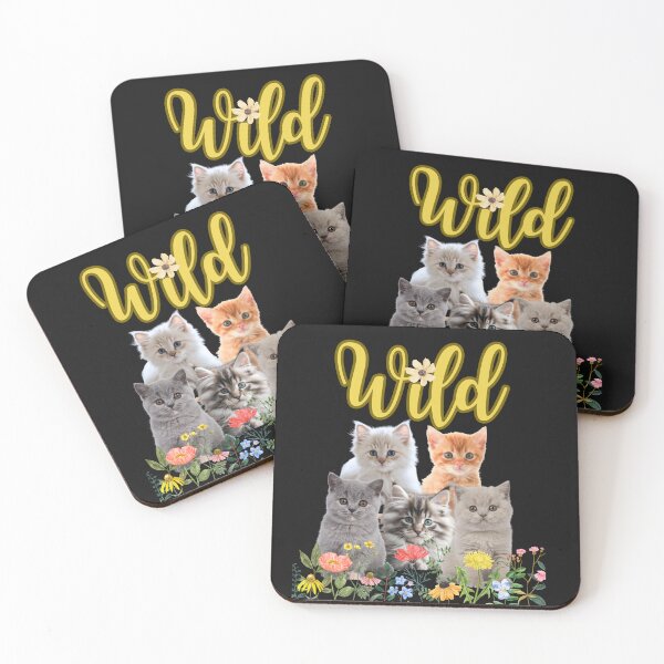 Item preview, Wild- Wildflowers and Kittens  designed and sold by DarlingsTees.