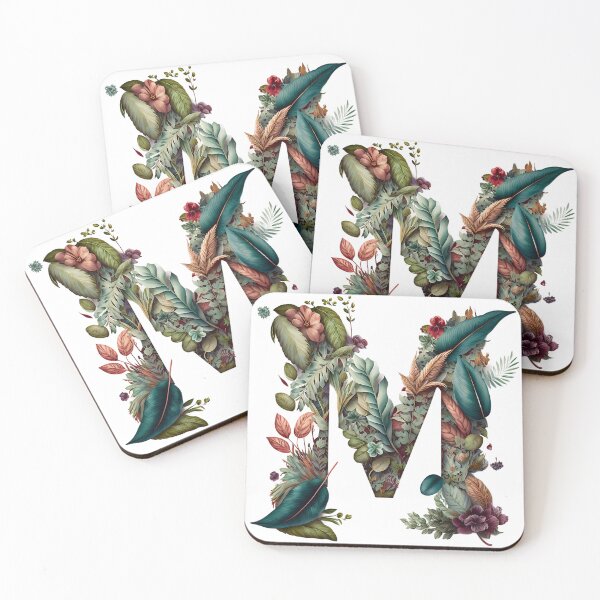 Item preview, Letter M: Beautiful forest themed designed and sold by Unfolding Art.