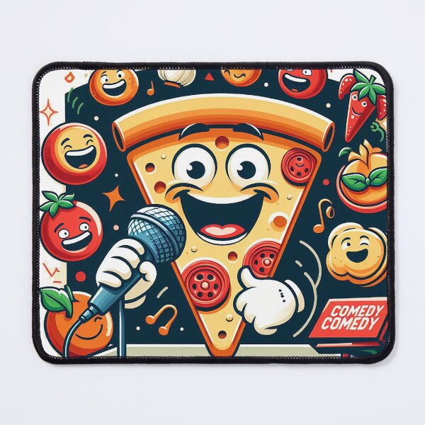 Item preview, Pizza Stand-Up Comedy designed and sold by TextileTrove.