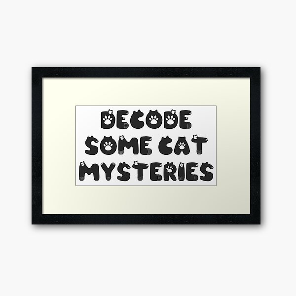 Item preview, decode some cat mysteries designed and sold by Keirnyx.