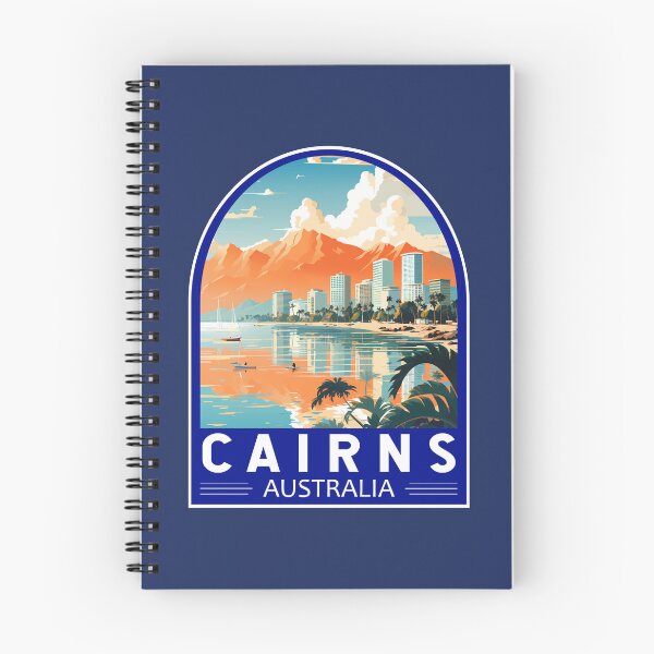 Item preview, Cairns Australia Travel Art Emblem designed and sold by KrisSidDesigns.