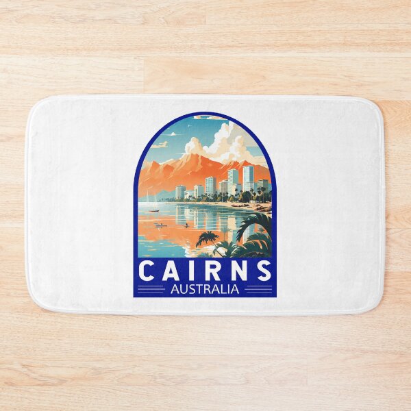 Item preview, Cairns Australia Travel Art Emblem designed and sold by KrisSidDesigns.