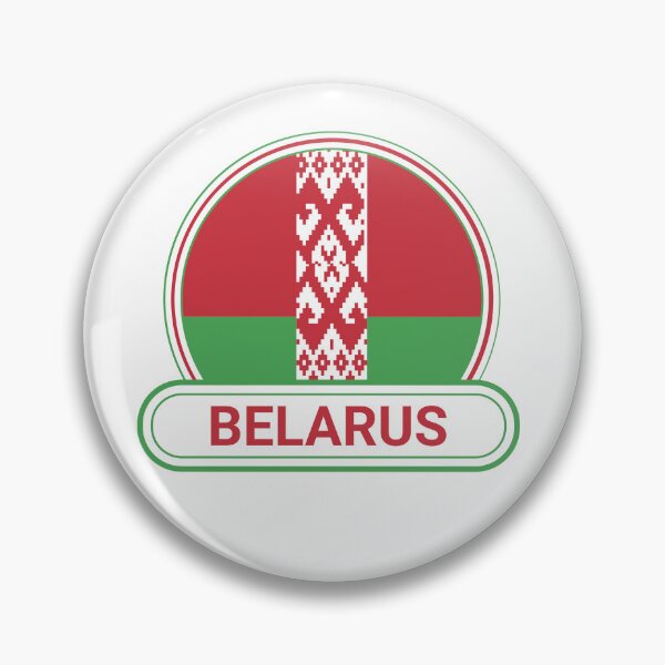 Item preview, Belarus Country Badge - Belarus Flag designed and sold by chrisrivait.