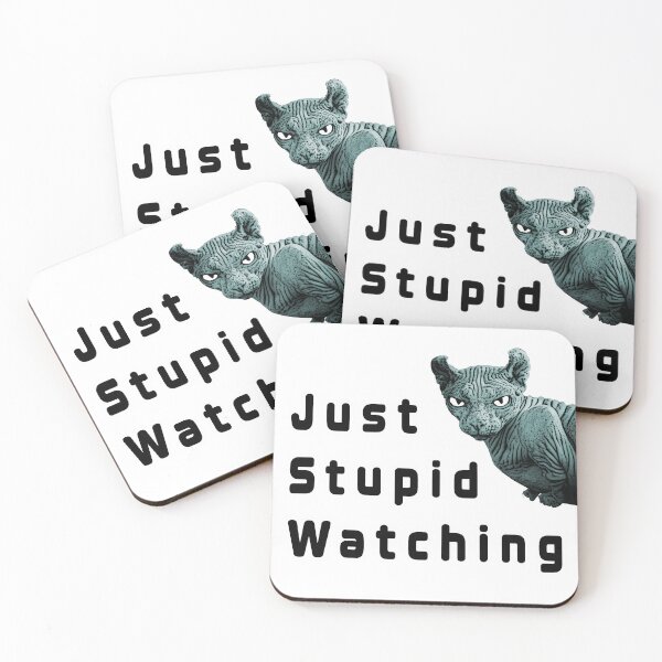 Item preview, Just Stupid Watching designed and sold by AngryPossum.