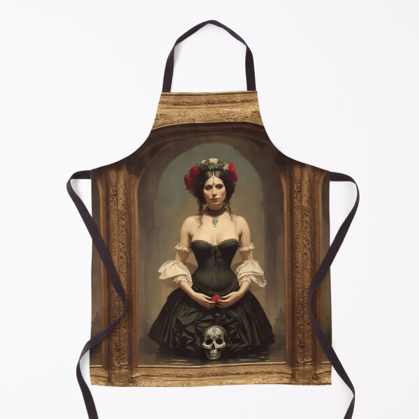 Item preview, Elegant gorgeous La Calavera Catrina, Lady of the afterlife, the Elegant Skull designed and sold by Fantasymachine.
