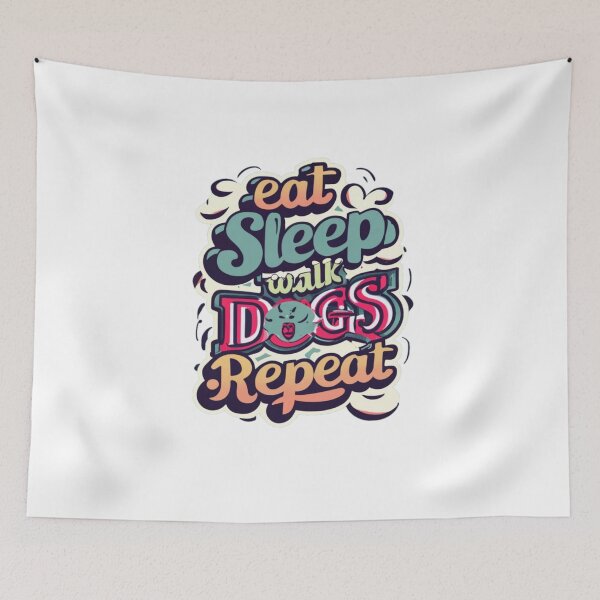 Item preview,  Eat Sleep Walk Dogs Repeat designed and sold by Moad Fahim.