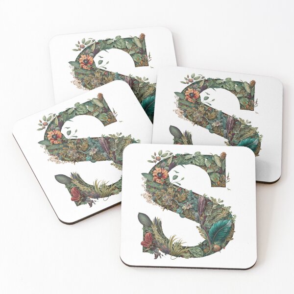 Item preview, Letter S: Beautiful forest themed. designed and sold by Unfolding Art.