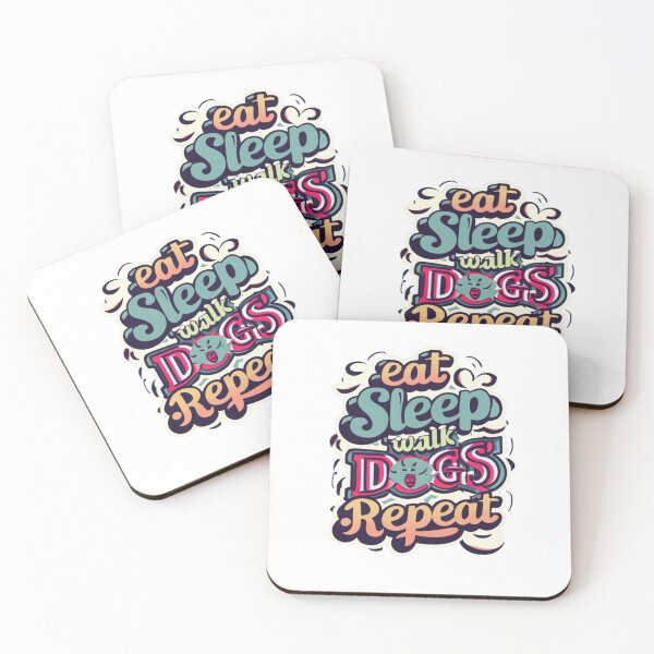 Item preview,  Eat Sleep Walk Dogs Repeat designed and sold by Moad Fahim.