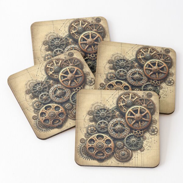 Item preview, Intricate Steampunk Gears Assembly designed and sold by cybercanvasmuse.