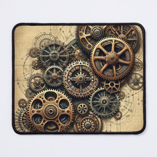 Item preview, Intricate Steampunk Gears Assembly designed and sold by cybercanvasmuse.