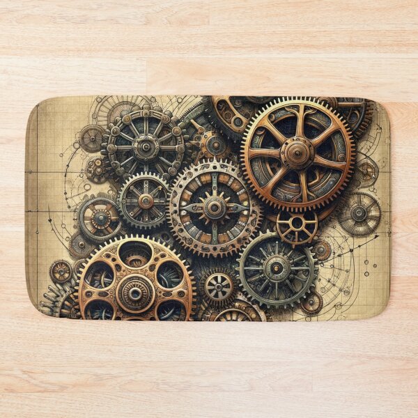 Item preview, Intricate Steampunk Gears Assembly designed and sold by cybercanvasmuse.