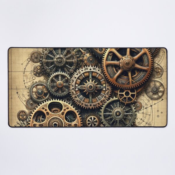 Item preview, Intricate Steampunk Gears Assembly designed and sold by cybercanvasmuse.