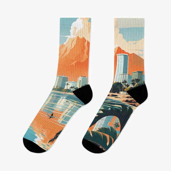 Item preview, Cairns Australia Travel Art Vintage designed and sold by KrisSidDesigns.