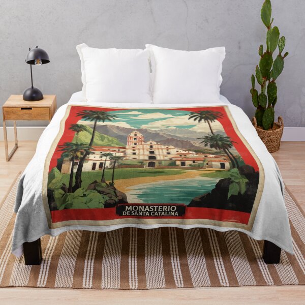Item preview, Monasterio de Santa Catarina Peru Vintage Poster Tourism designed and sold by TravelersGems.