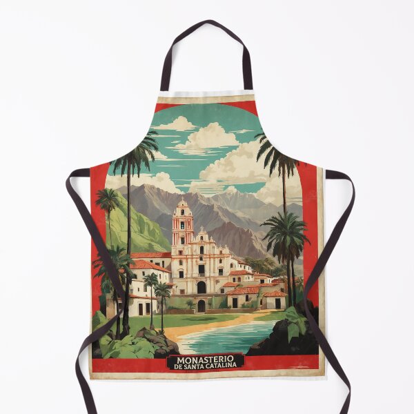 Item preview, Monasterio de Santa Catarina Peru Vintage Poster Tourism designed and sold by TravelersGems.