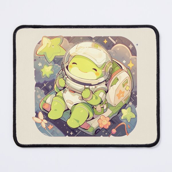 Item preview, Cute Kawaii Happy Froggy Astronaut Frog designed and sold by CozyKawaiiArt.