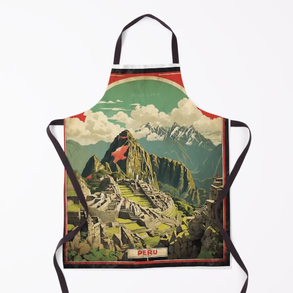 Item preview, Peru Macchu Picchu Vintage Poster Tourism designed and sold by TravelersGems.
