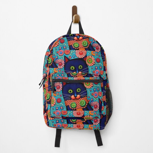 Item preview, Wacky Cat in Flowers designed and sold by Reclining Buddha Cat.