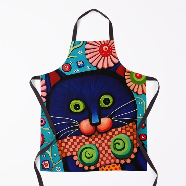 Item preview, Wacky Cat in Flowers designed and sold by Reclining Buddha Cat.