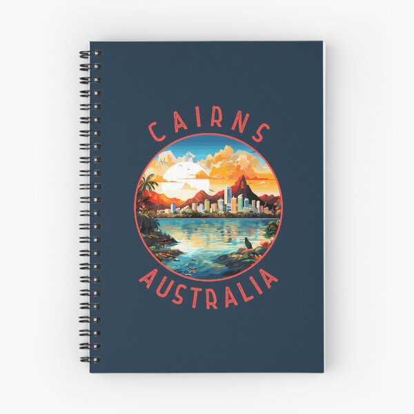 Item preview, Cairns Australia Retro Distressed Circle designed and sold by KrisSidDesigns.