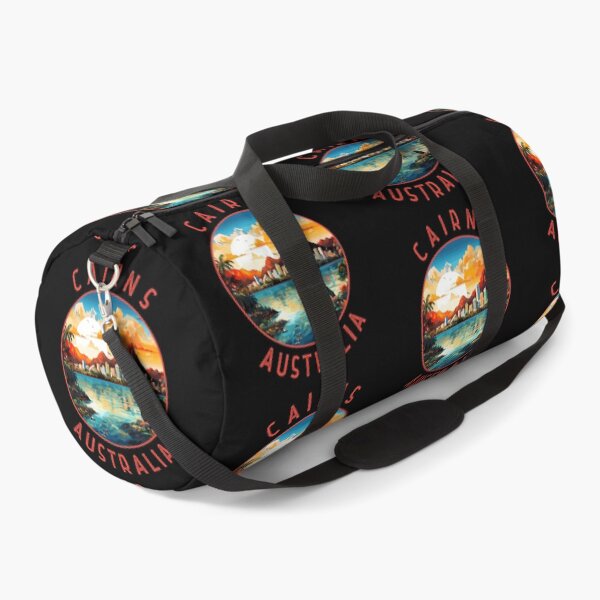 Artikelvorschau, Cairns Australien Retro Distressed Circle entworfen und verkauft von KrisSidDesigns.
