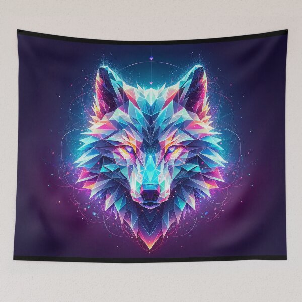 Item preview, Spectral Canis: The Wolf's Crystal Visage designed and sold by Nick Seidel.