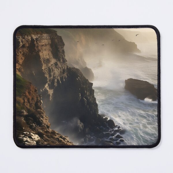 Item preview, Cliffs in Scotland on a sunny day - Landscape photography designed and sold by TheArtistOf2022.