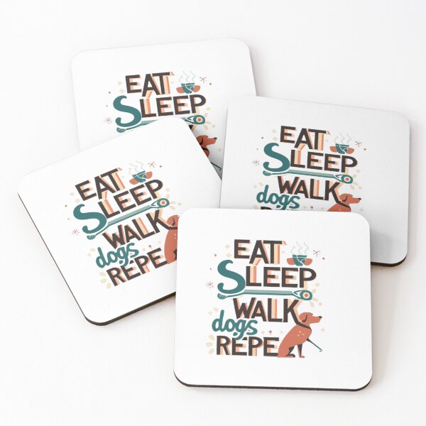 Item preview, Eat Sleep Walk Dogs Repeat designed and sold by Moad Fahim.