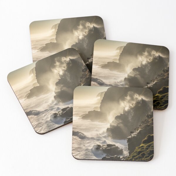 Item preview, Cliffs in Scotland on a sunny day - Landscape photography designed and sold by TheArtistOf2022.