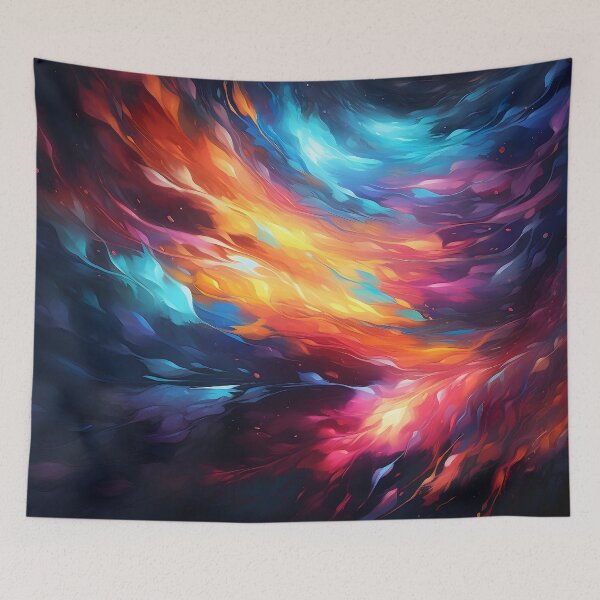 Item preview, colorful bioluminescent abstract print designed and sold by dcrc.