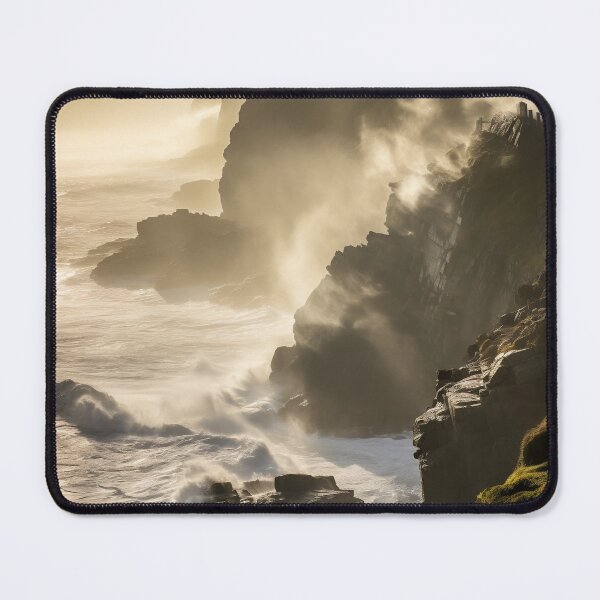Item preview, Cliffs in Scotland on a sunny day - Landscape photography designed and sold by TheArtistOf2022.