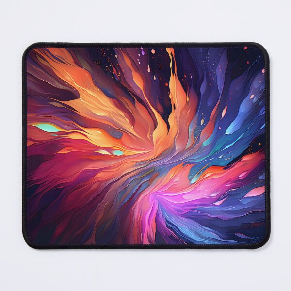 Item preview, colorful bioluminescent abstract print designed and sold by dcrc.