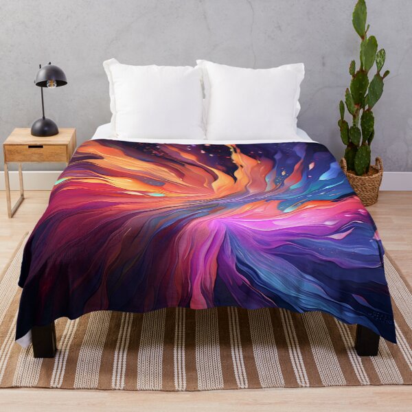 Item preview, colorful bioluminescent abstract print designed and sold by dcrc.