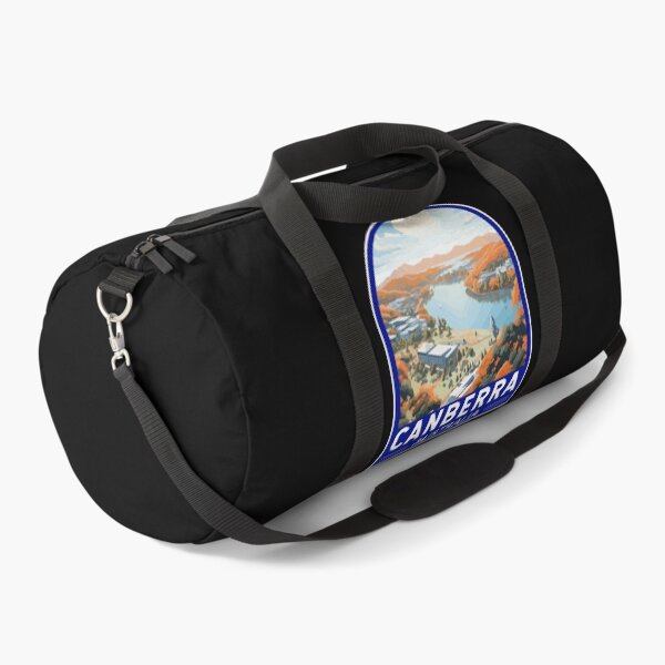 Item preview, Canberra Australia Travel Art Emblem designed and sold by KrisSidDesigns.