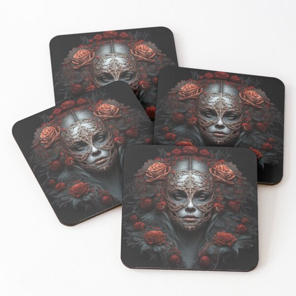 Item preview, Elegant gorgeous La Calavera Catrina, Lady of the afterlife, the Elegant Skull designed and sold by Fantasymachine.