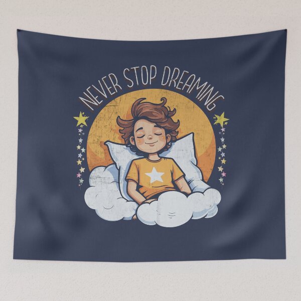 Item preview, Never Stop Dreaming - Dreams Come True designed and sold by Sir Meow Meow.