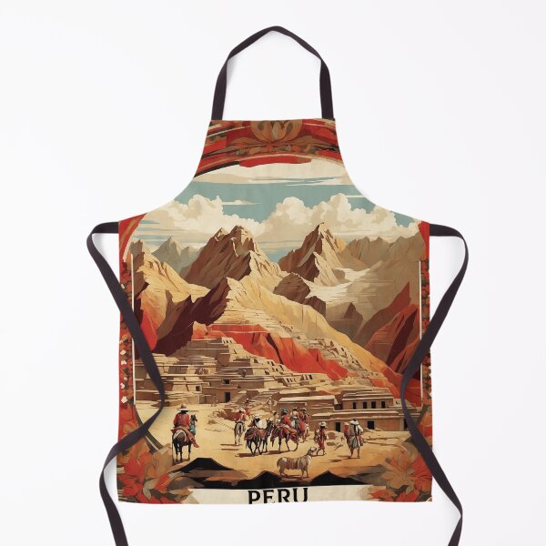 Item preview, Peru Vintage Poster Tourism designed and sold by TravelersGems.