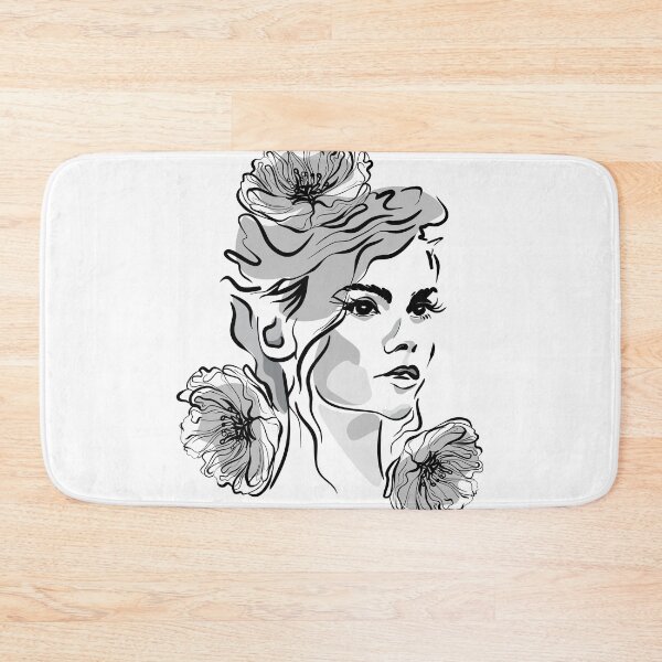 Item preview, Girl with poppy flowers designed and sold by Mashusha-art.