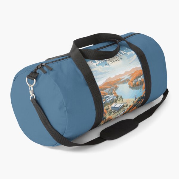 Item preview, Canberra Australia Travel Art Vintage designed and sold by KrisSidDesigns.