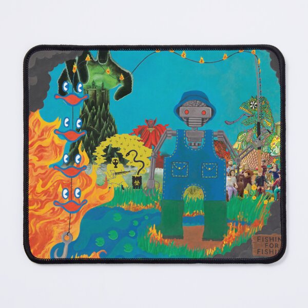 Vista previa del artículo con la obra «Collage de carátulas del álbum King Gizzard», diseñado y vendido por theoralcollage.