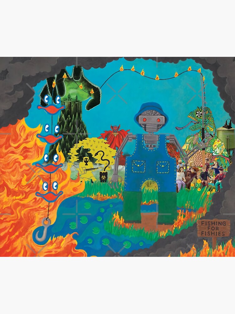 King Gizzard Album Art Collage