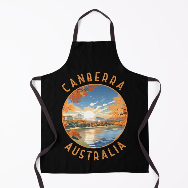 Item preview, Canberra Australia Retro Distressed Circle designed and sold by KrisSidDesigns.