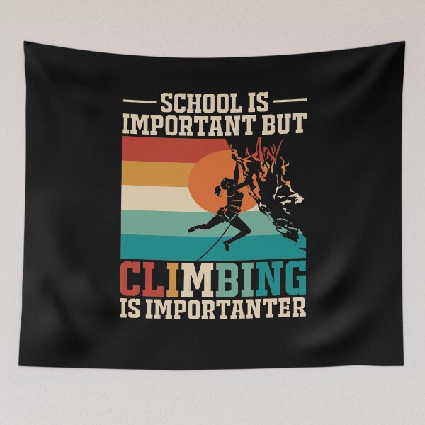 Item preview, I Climb Like A Girl Climbing Funny, Mountain Bouldering Rock Walls Indoors Outdoors Present designed and sold by behindthefacts.