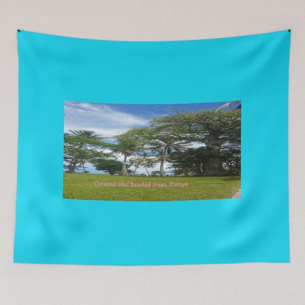 Item preview, Beautiful Coconut and Baobab trees, Mombasa Kenya designed and sold by annenambiro.