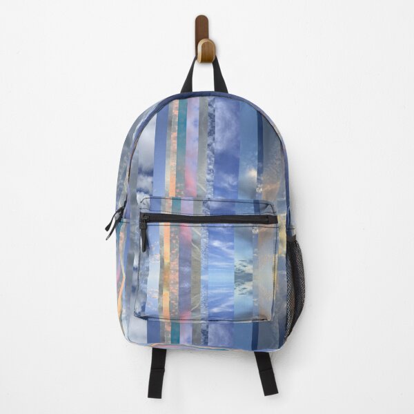 Item preview, Sky Photos Mirroed Stripes - Sunset to Sunrise - Large Scale Abstract Clouds in Blue, Gray, White, Orange, Lavender designed and sold by SageFolio.