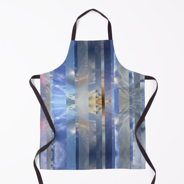 Item preview, Sky Photos Mirroed Stripes - Sunset to Sunrise - Large Scale Abstract Clouds in Blue, Gray, White, Orange, Lavender designed and sold by SageFolio.